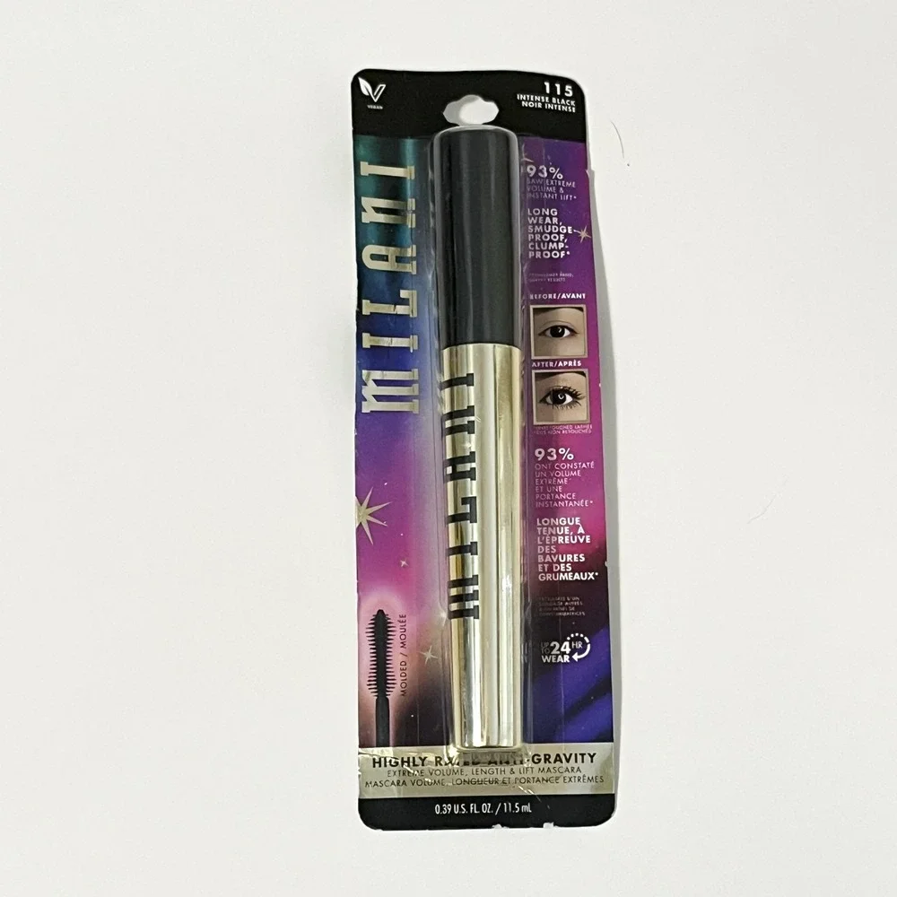 Milani Highly Rated Anti Gravity Mascara Lift Length Volume #115 Intense Black